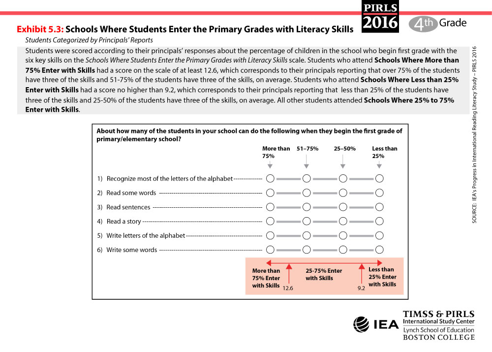 Students with Literacy Skills Scale